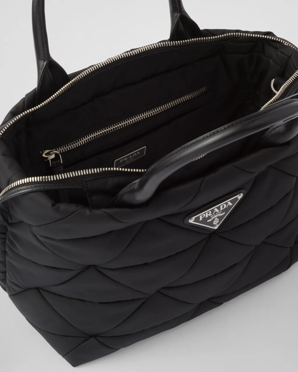 Small Re-Nylon Padded Tote Bag
