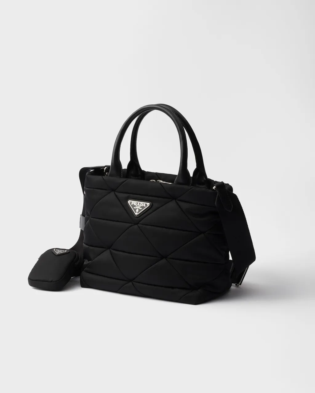 Small Padded Re-Nylon Tote