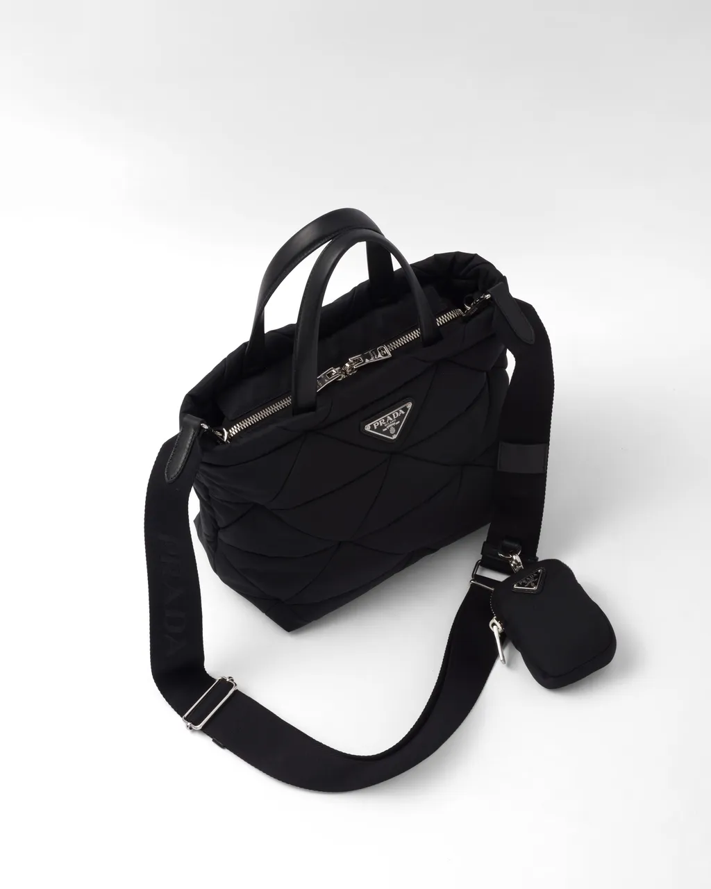 Padded Re-Nylon Tote Bag
