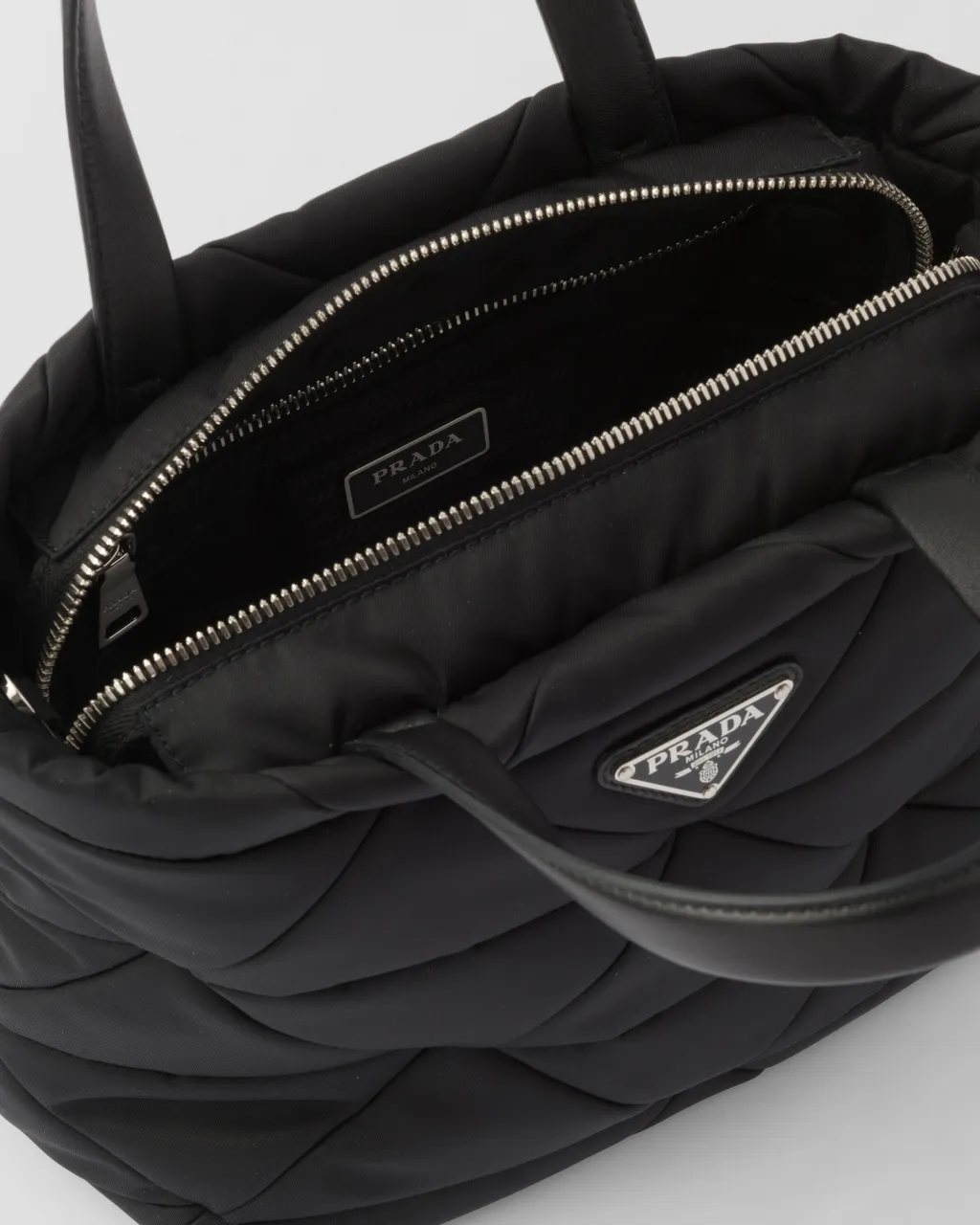 Padded Re-Nylon Tote Bag