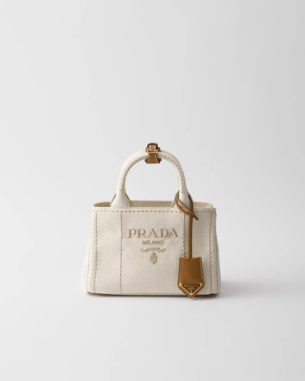 Prada JardiniÈRe Linen Blend Mini-Bag