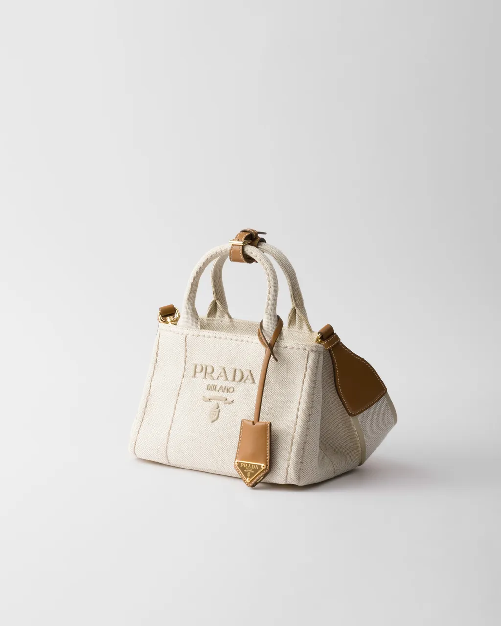 Prada JardiniÈRe Linen Blend Mini-Bag