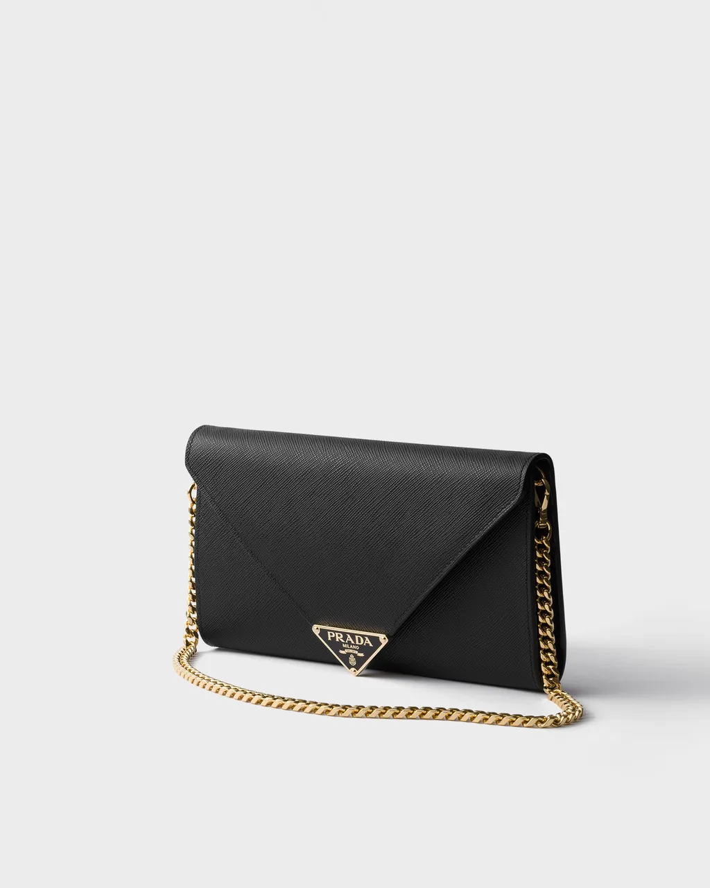 Saffiano Leather Envelope Clutch