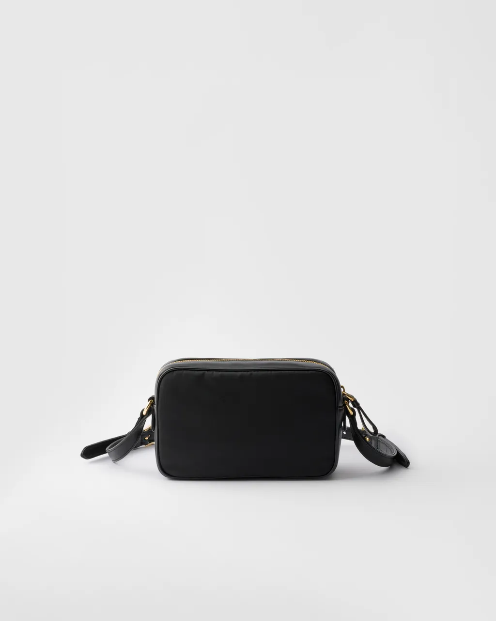 Re-Nylon And Nappa Leather Mini Shoulder Bag With Bow