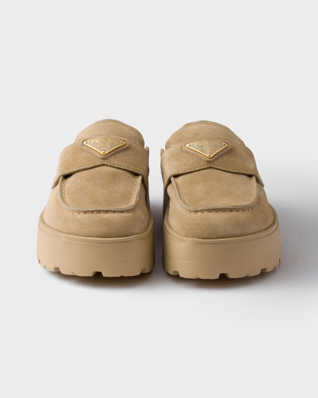 Suede Flatform Mules