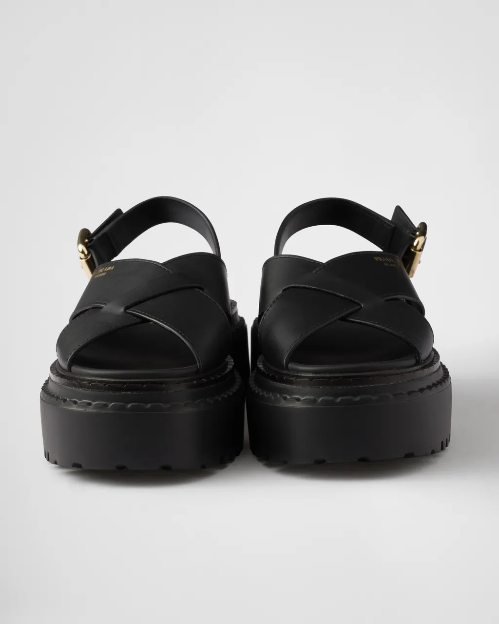 Leather Crisscross Sandals