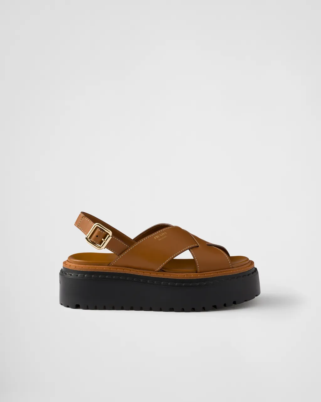 Leather Crisscross Sandals