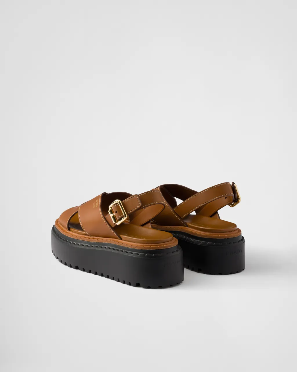 Leather Crisscross Sandals