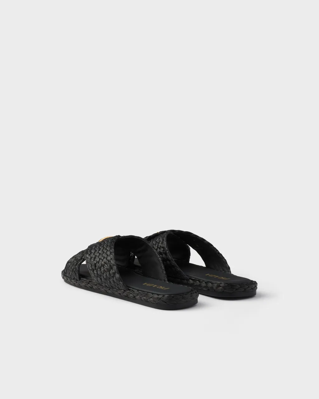 Raffia Crisscross Slides