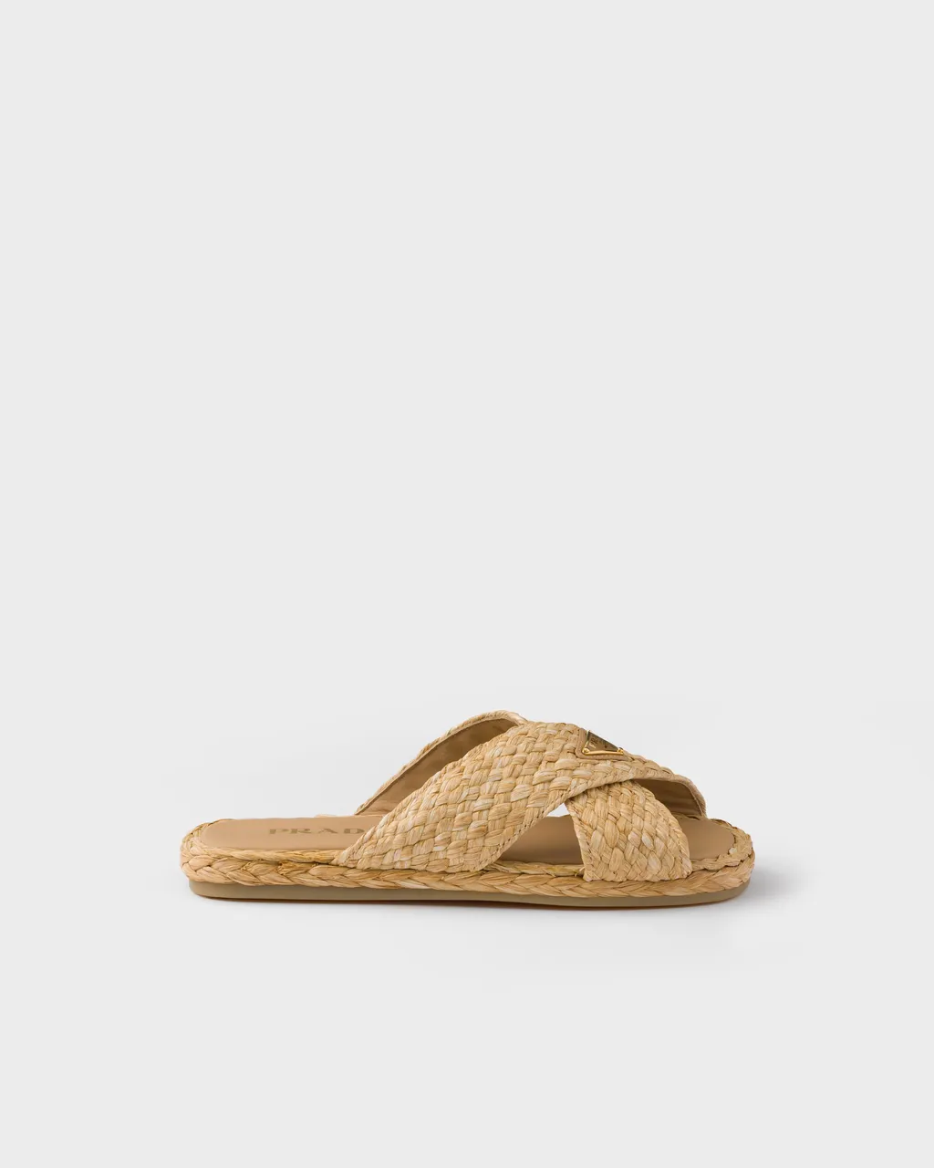 Raffia Crisscross Slides