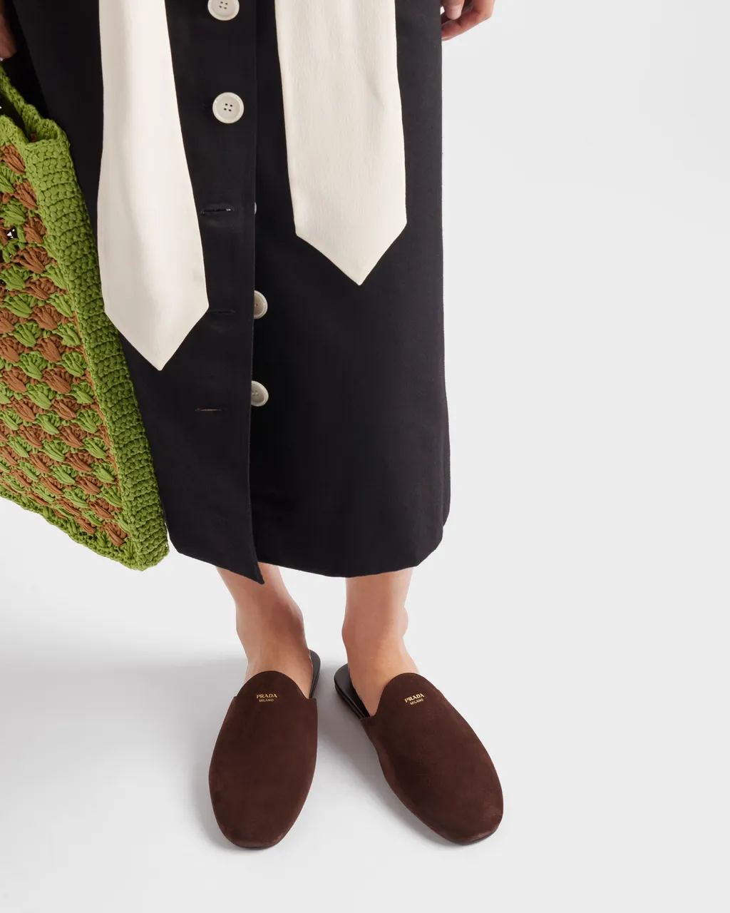 Suede Mules