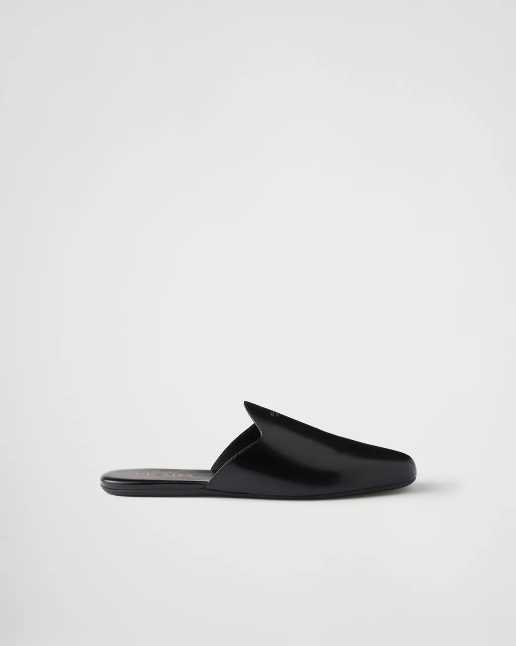 Brushed Leather And Shearling Mules