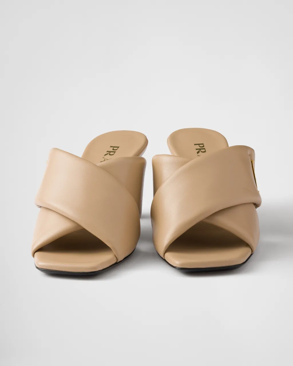 Padded Nappa Leather Sandals