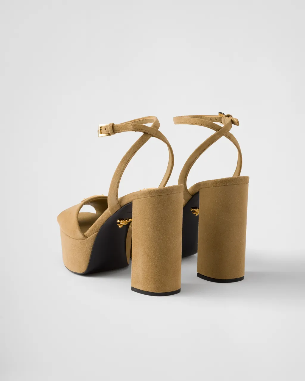 Suede Platform Sandals