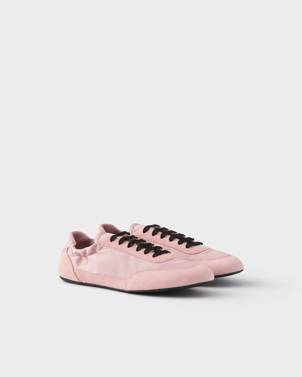 Collapse Re-Nylon And Suede Sneakers