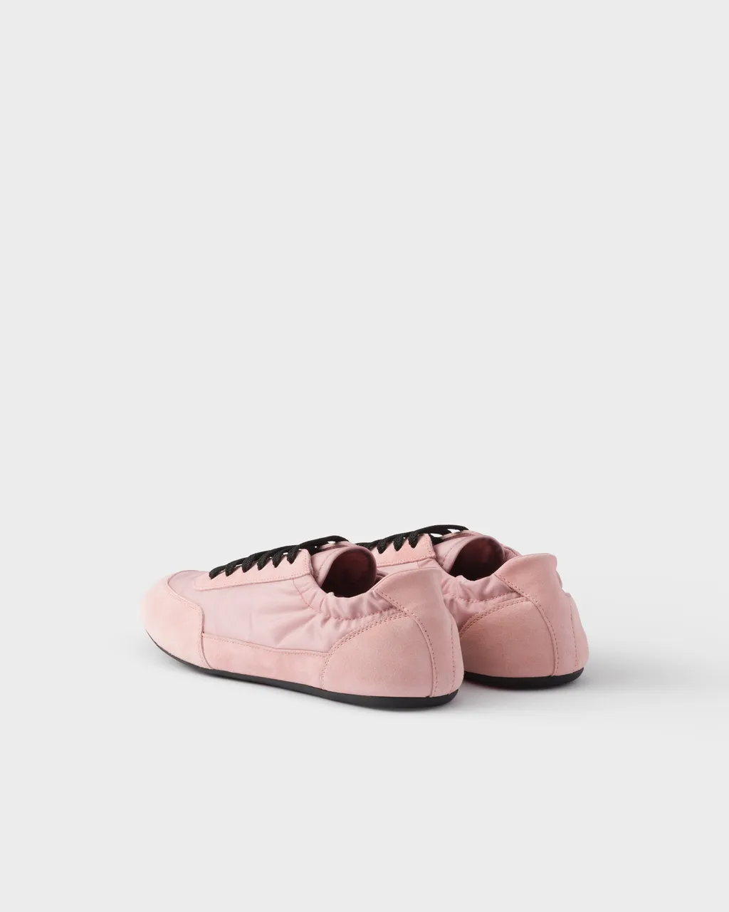Collapse Re-Nylon And Suede Sneakers