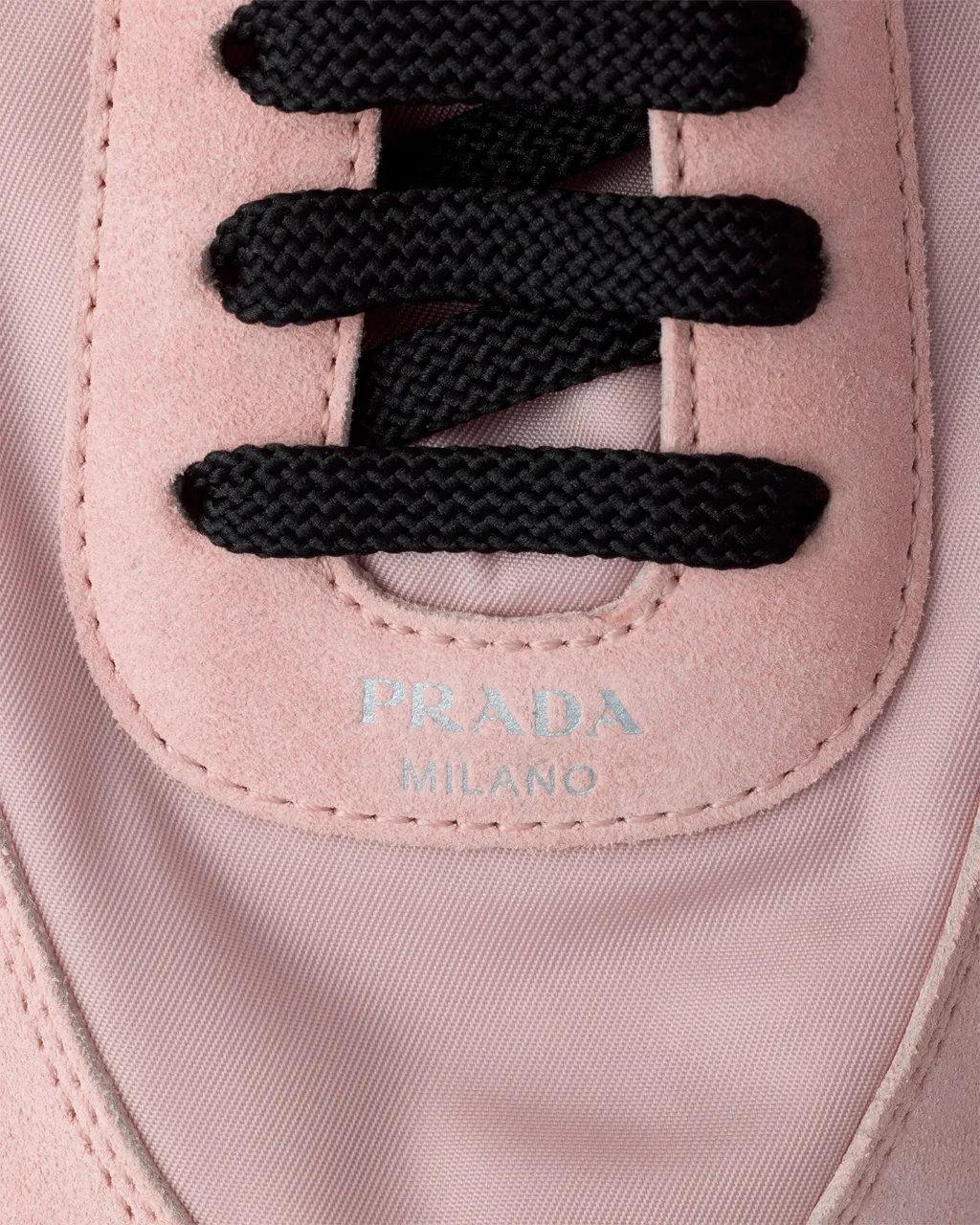 Collapse Re-Nylon And Suede Sneakers