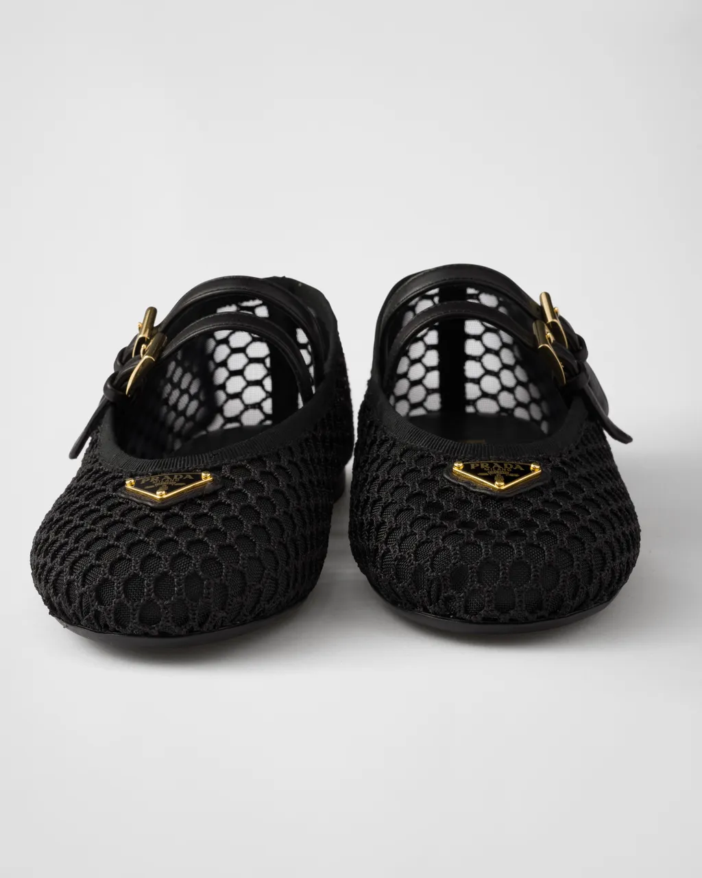 Mesh Fabric Ballerinas