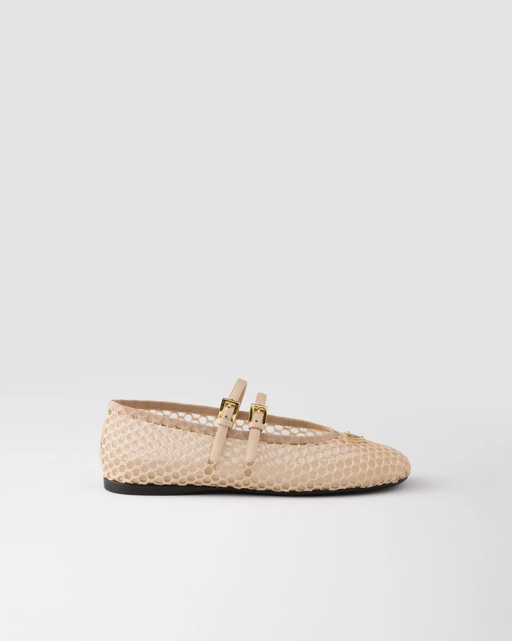 Mesh Fabric Ballerinas