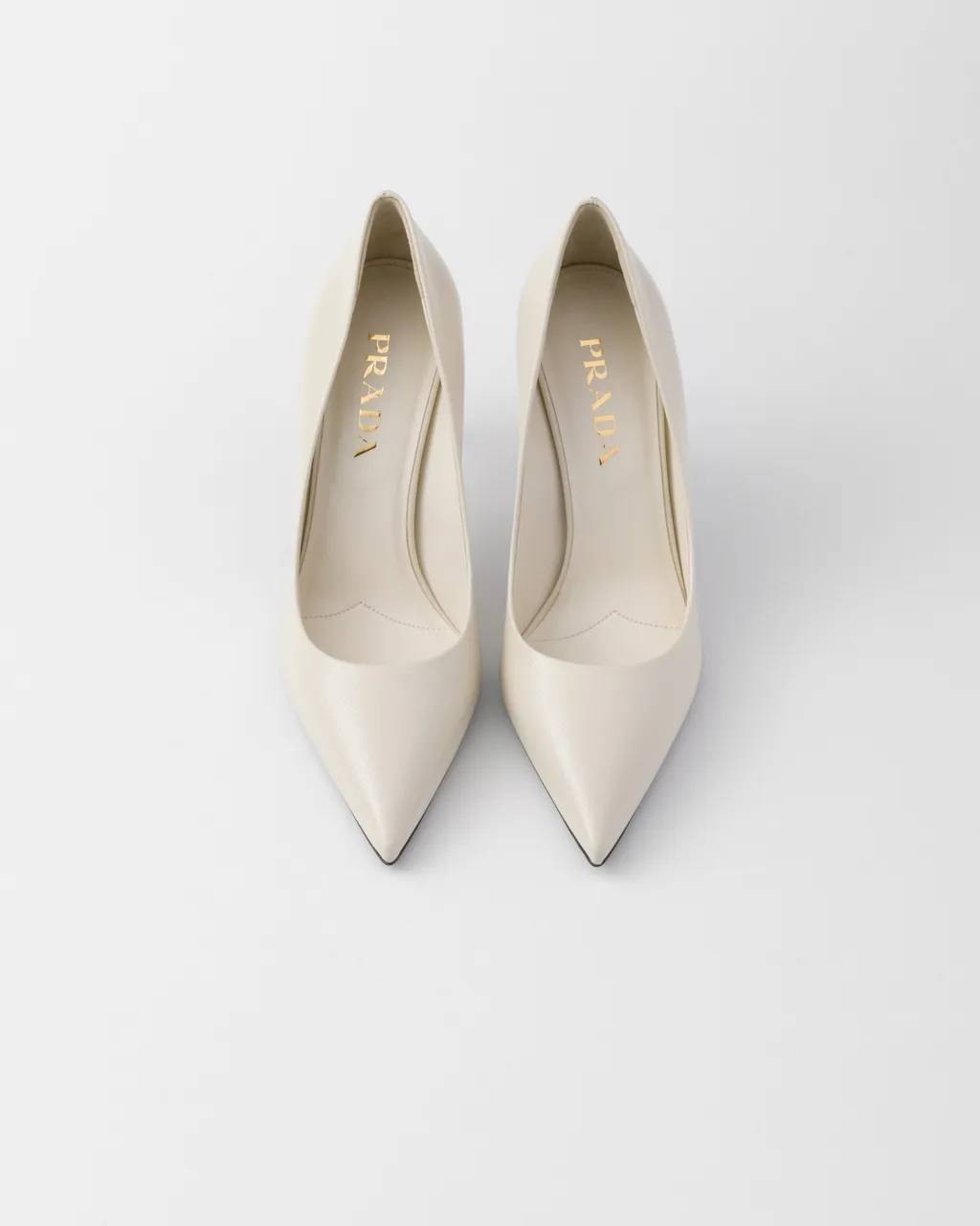 Patent Saffiano Leather Pumps