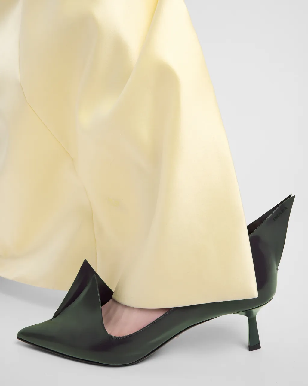 Brushed Leather Pumps