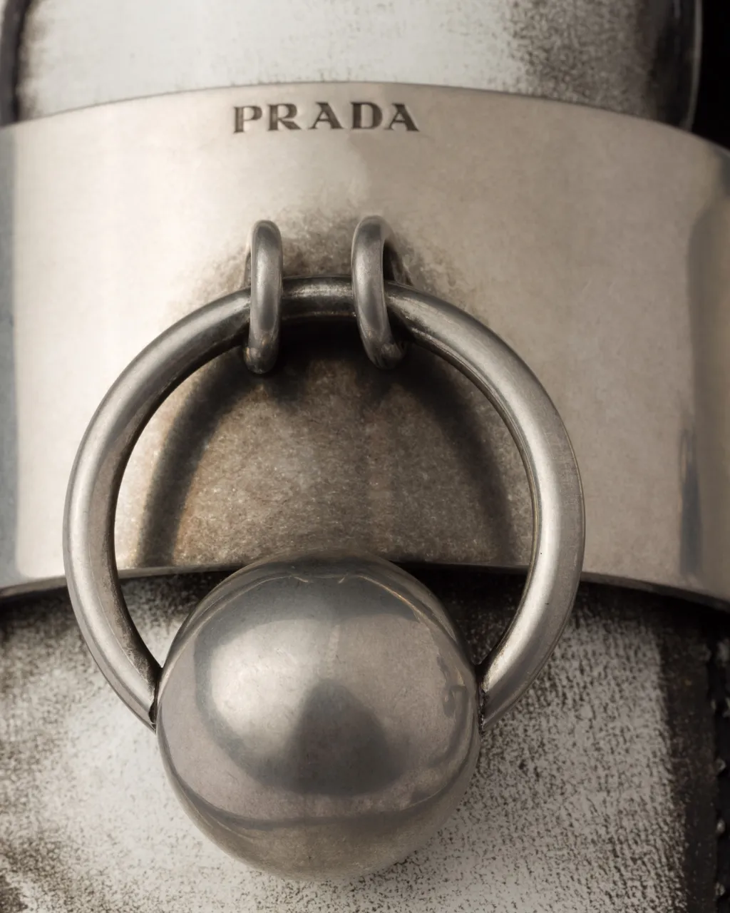 Brushed Leather Loafers With Metal Details