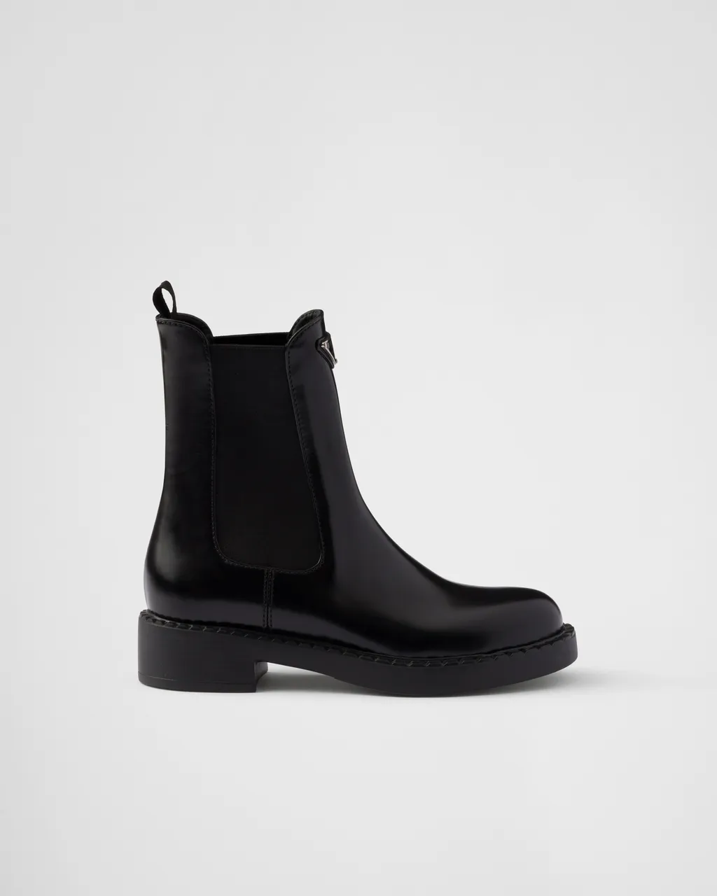 Brushed Leather Chelsea Boots