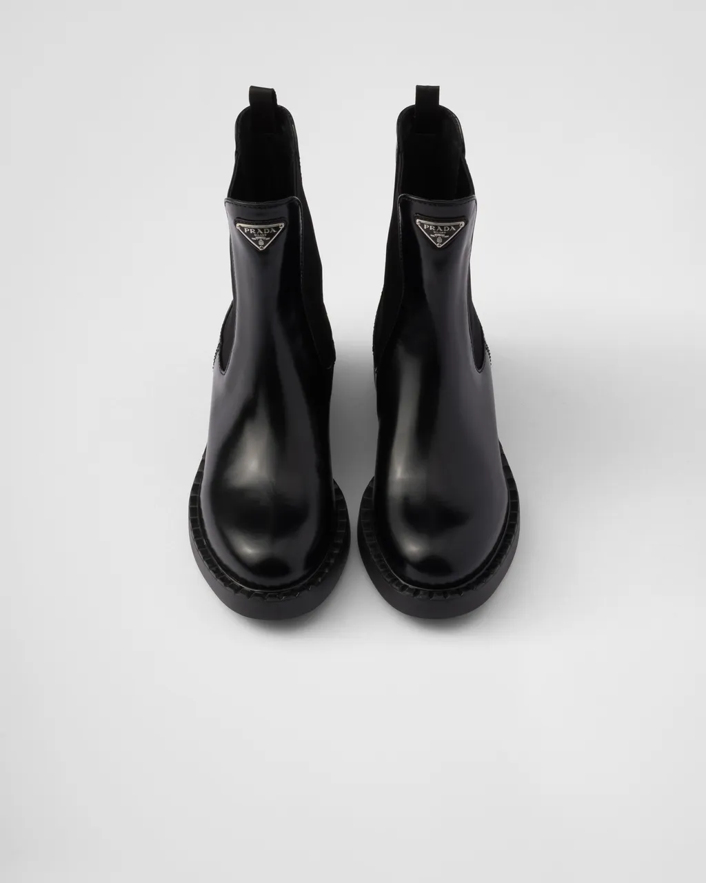 Brushed Leather Chelsea Boots