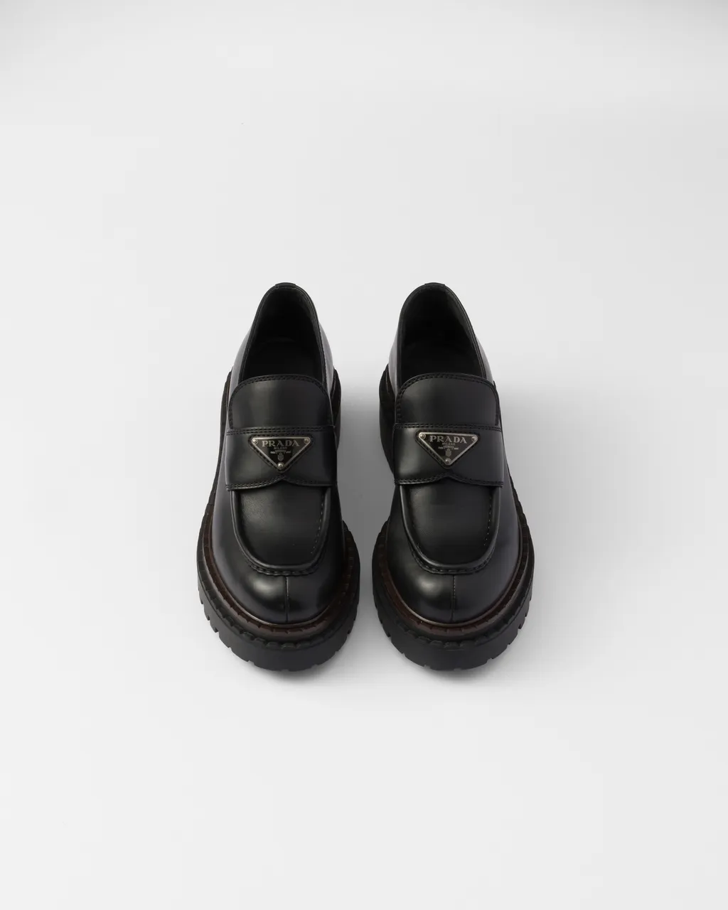 Double Chocolate Leather Loafers