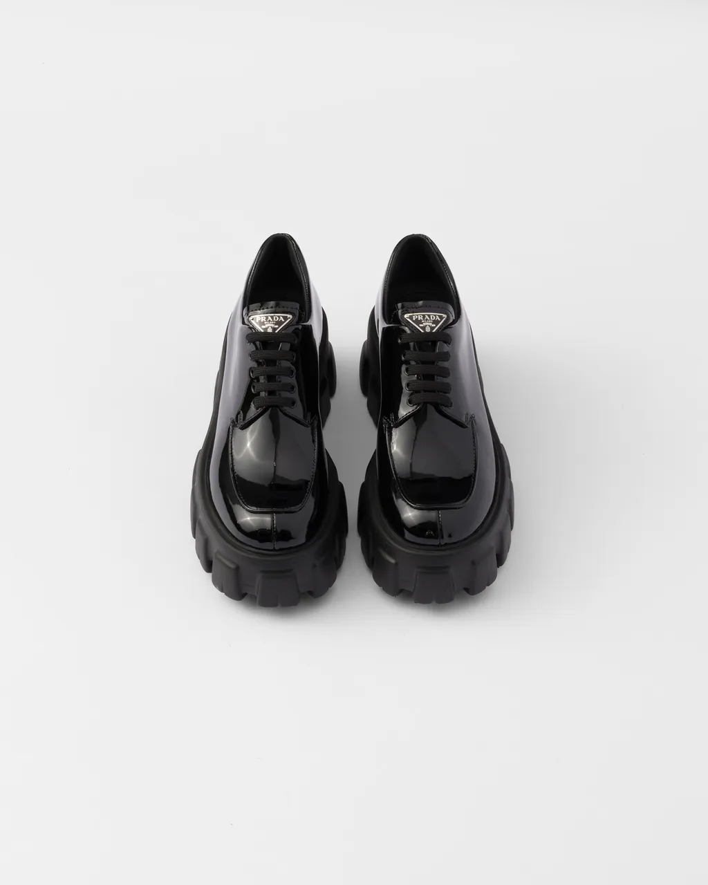 Monolith Patent Leather Lace-Up Shoes