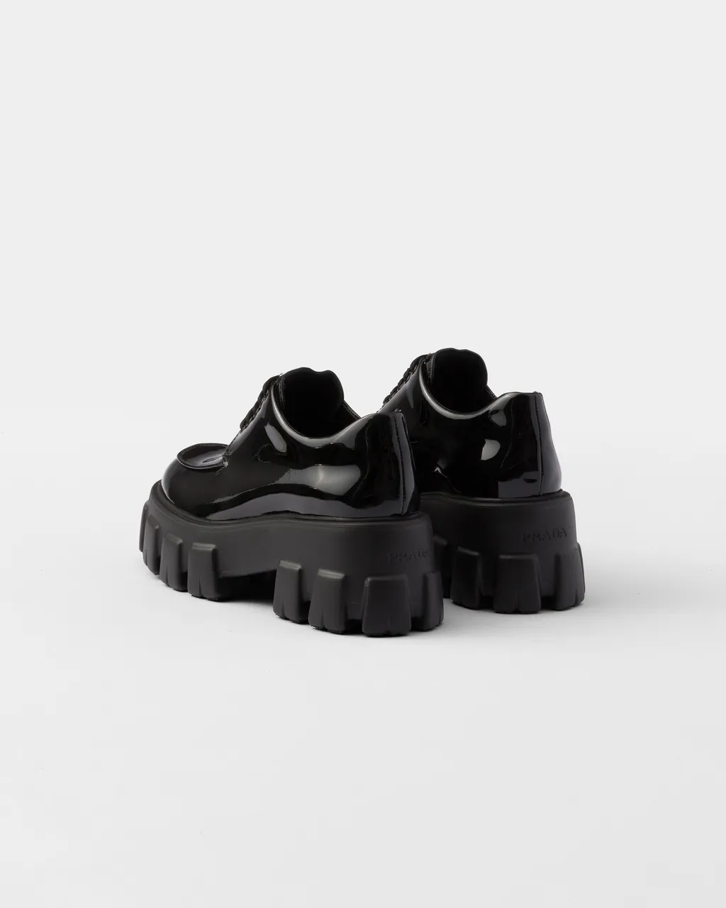 Monolith Patent Leather Lace-Up Shoes