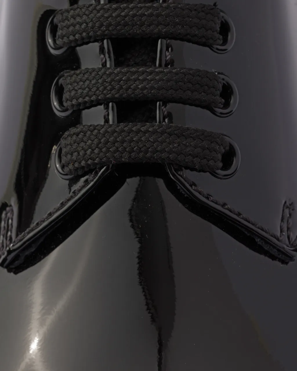 Monolith Patent Leather Lace-Up Shoes
