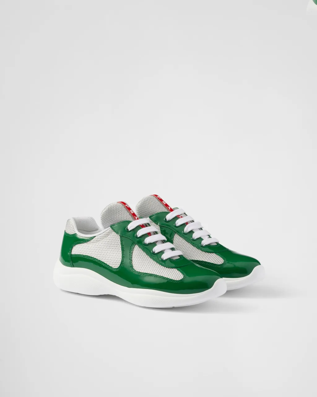 Prada America's Cup Biker Fabric Sneakers