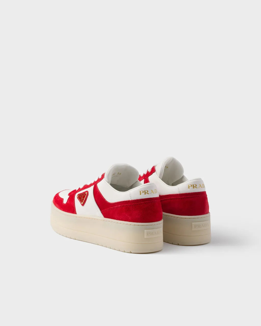 Downtown Bold Nappa Leather And Suede Sneakers