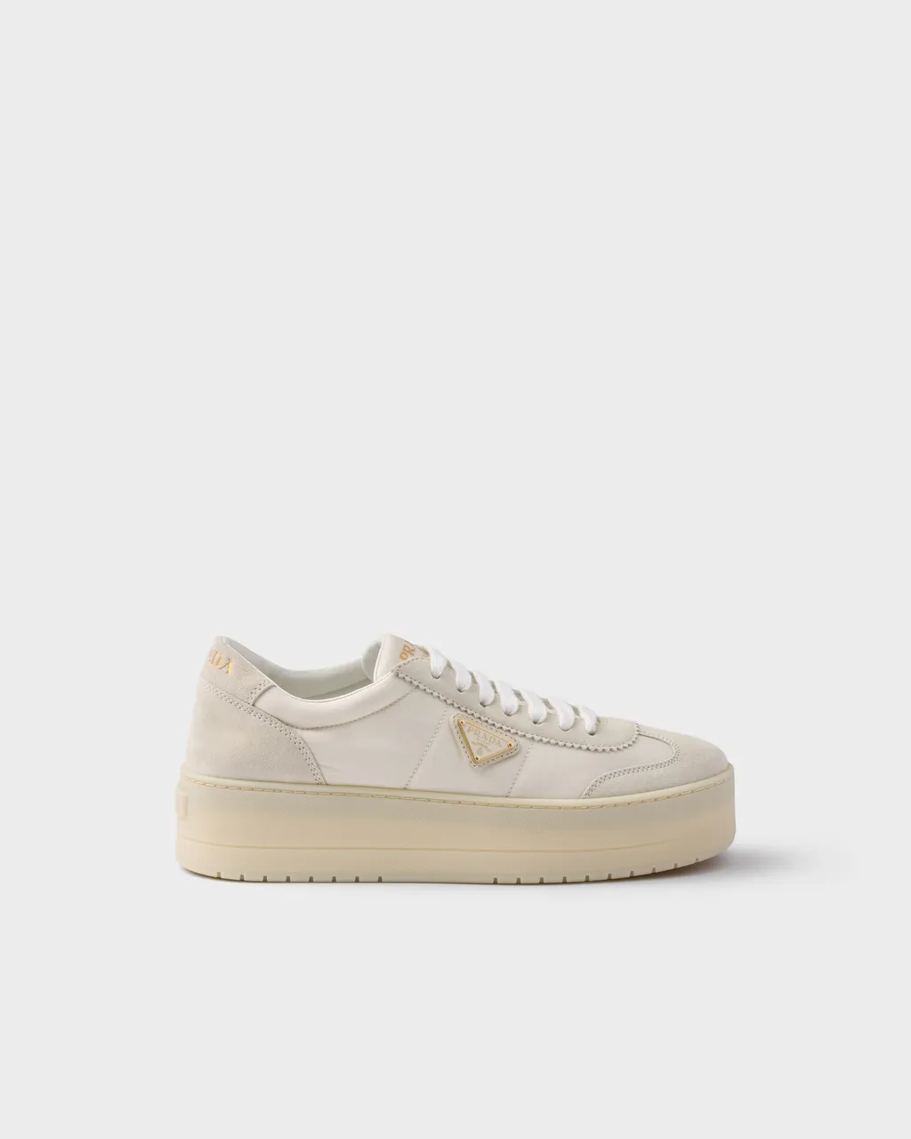 Downtown Bold Nylon And Suede Sneakers