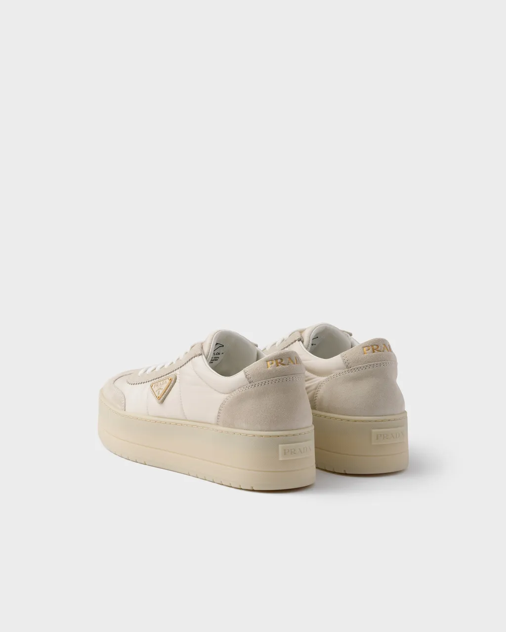 Downtown Bold Nylon And Suede Sneakers