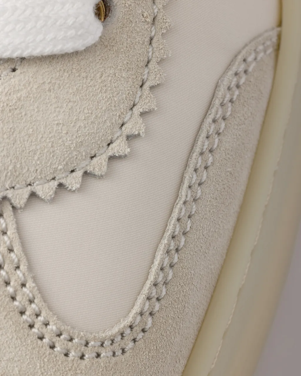 Downtown Bold Nylon And Suede Sneakers