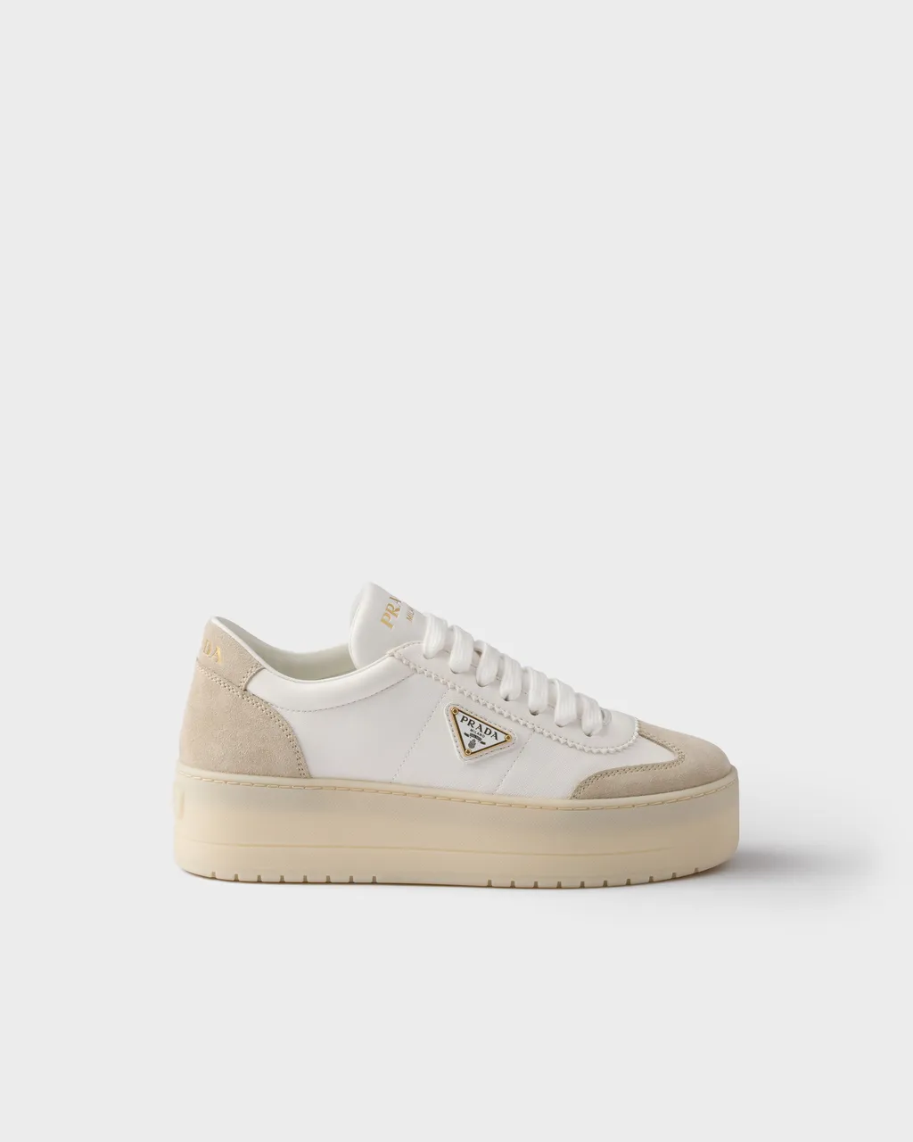 Downtown Bold Nappa Leather And Suede Sneakers