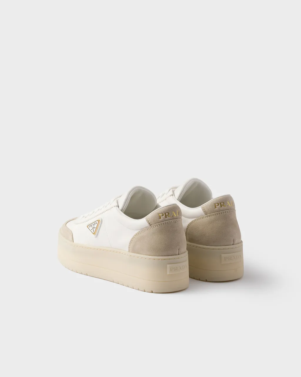 Downtown Bold Nappa Leather And Suede Sneakers