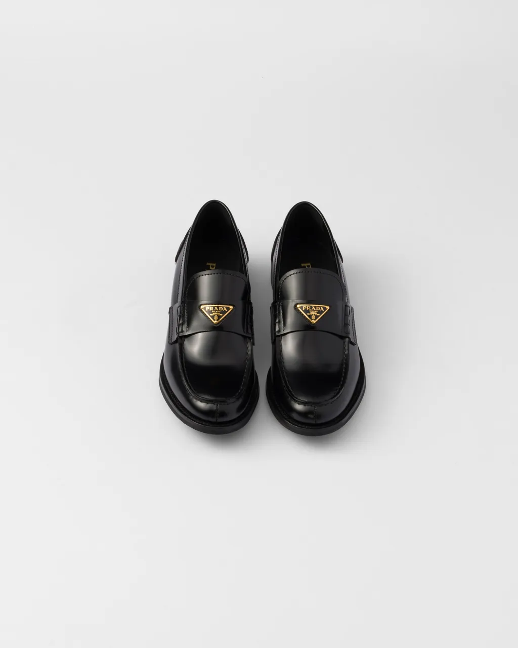 Brushed Leather Loafers