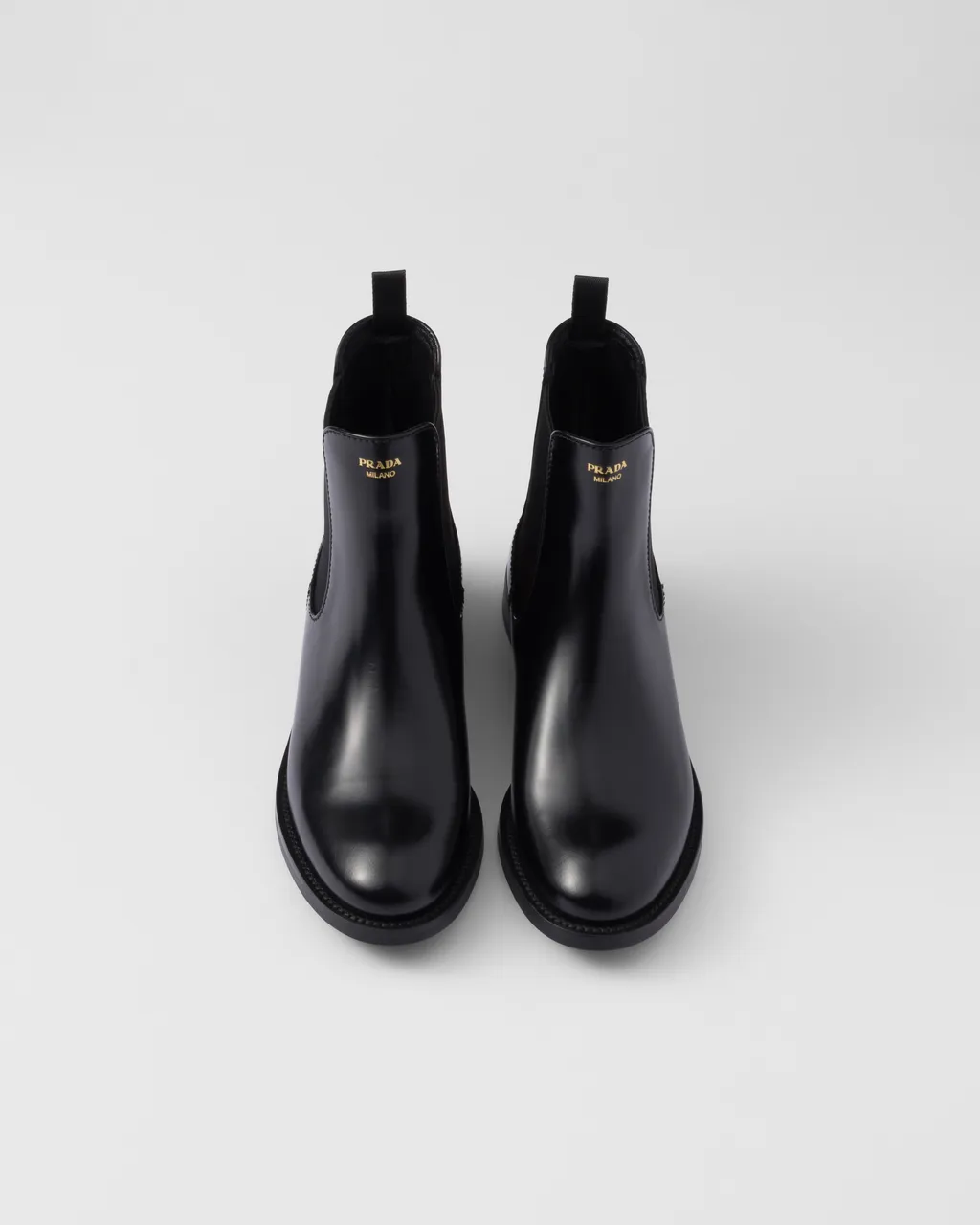 Brushed Leather Ankle Boots