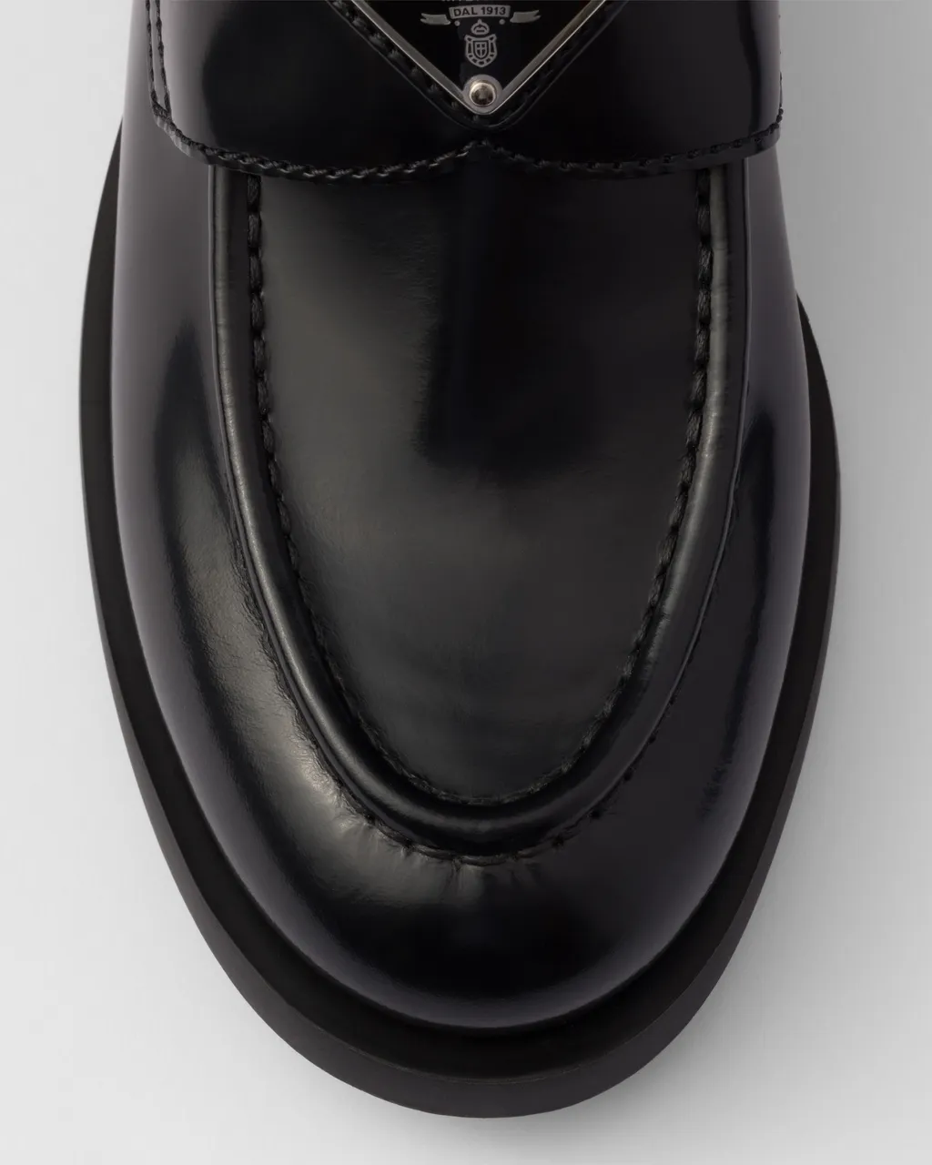 Brushed Leather Loafers