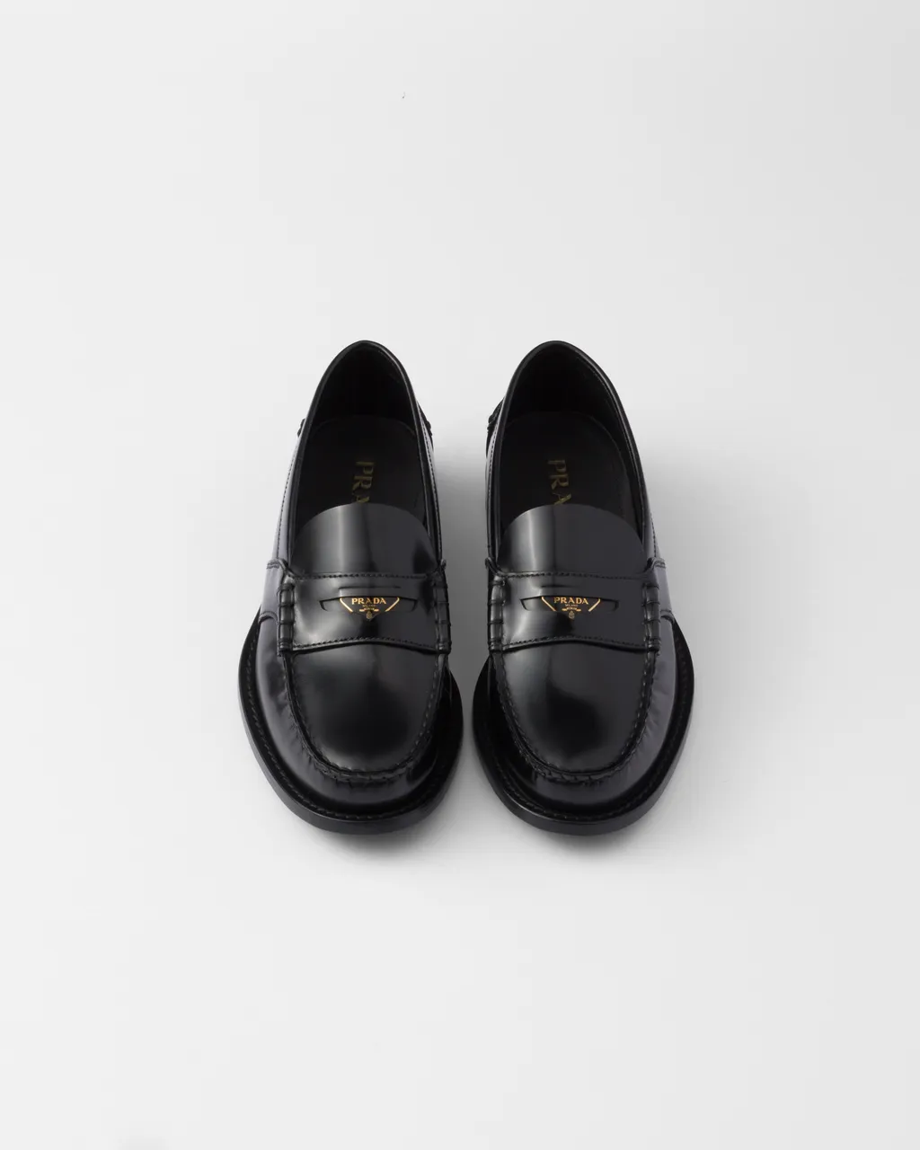 Brushed Leather Loafers