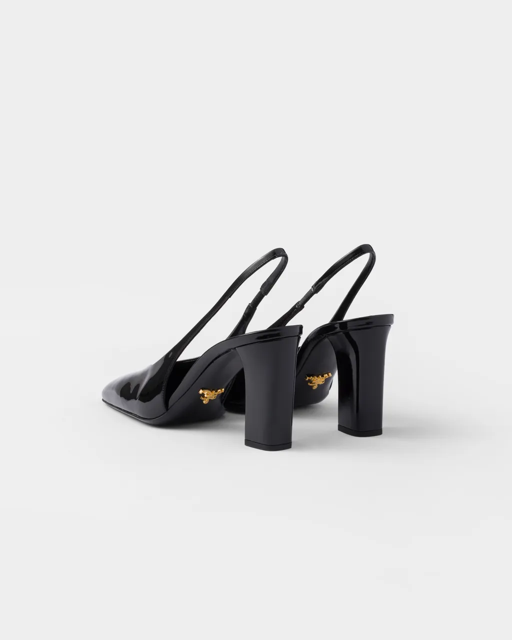 Patent Leather Slingback Pumps