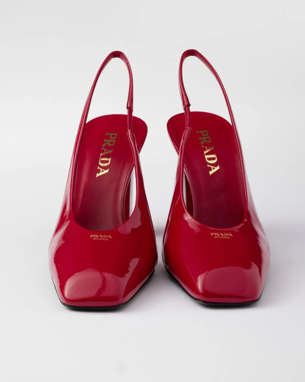 Patent Leather Slingback Pumps