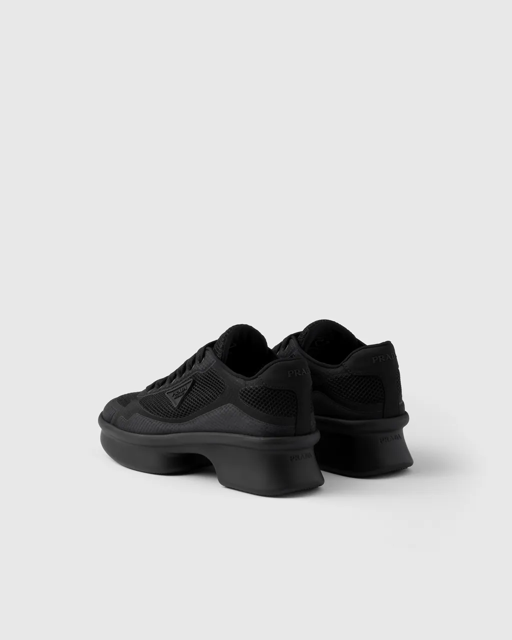 Re-Nylon And Mesh Fabric Sneakers