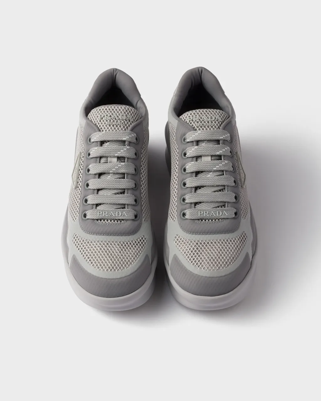 Re-Nylon And Mesh Fabric Sneakers