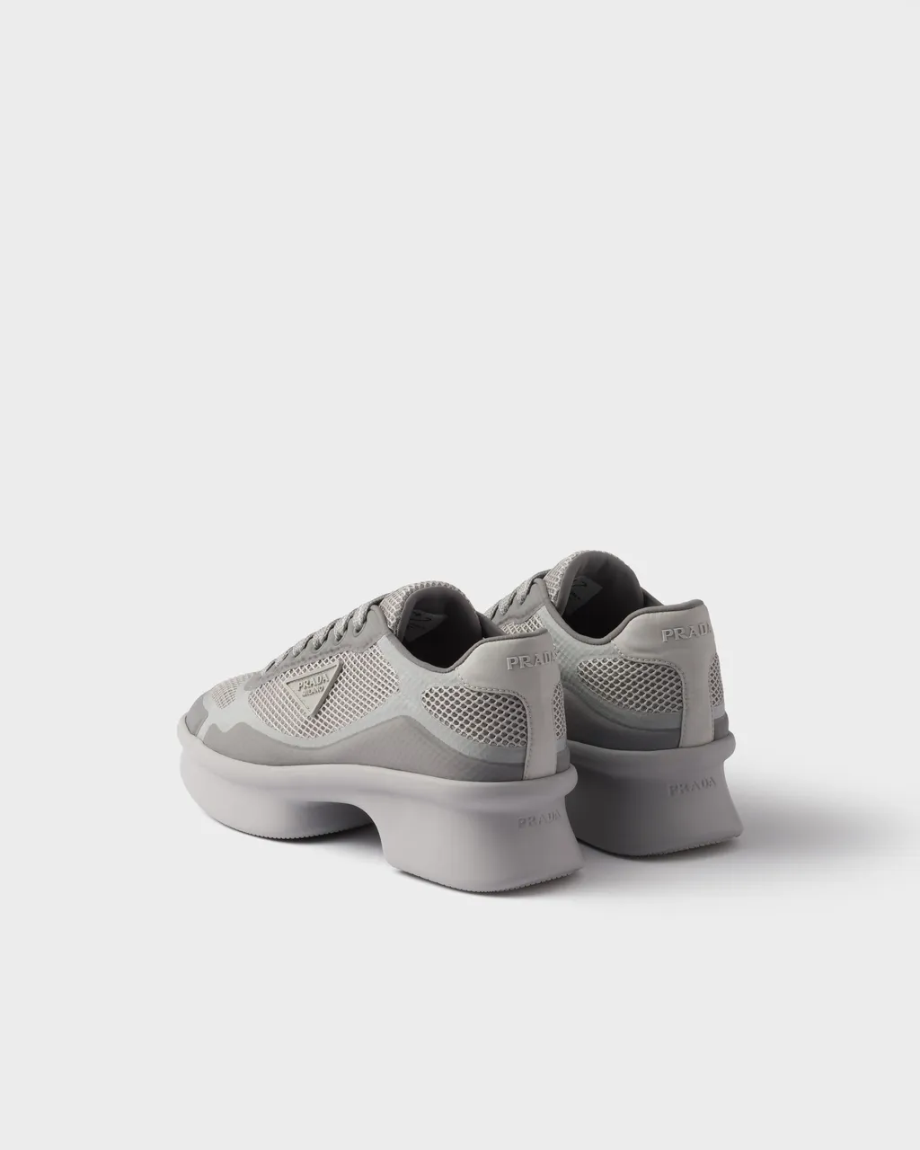 Re-Nylon And Mesh Fabric Sneakers