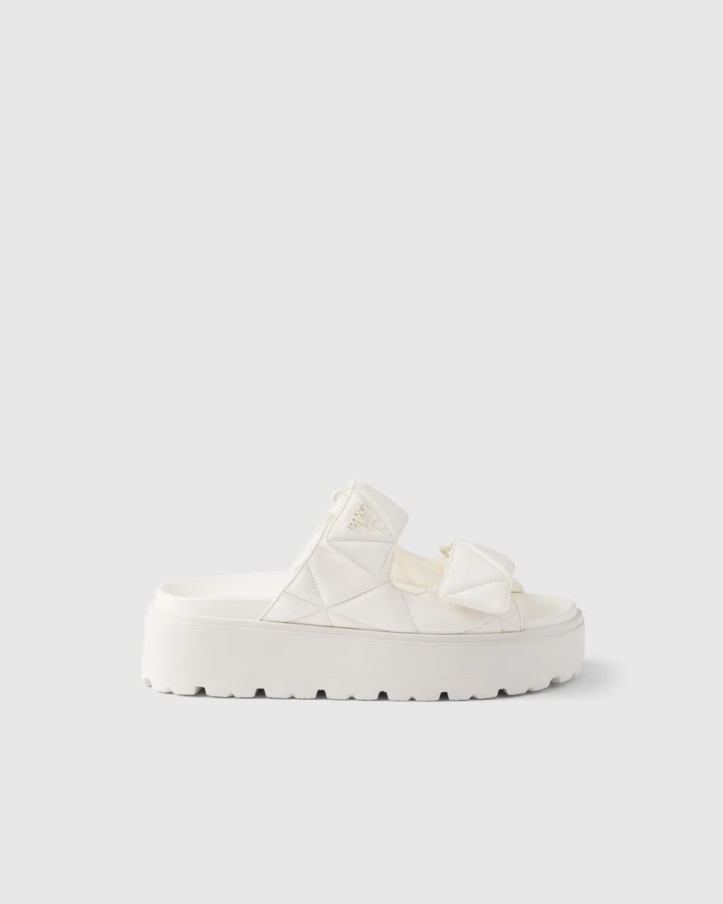 Padded Nappa Leather Slides