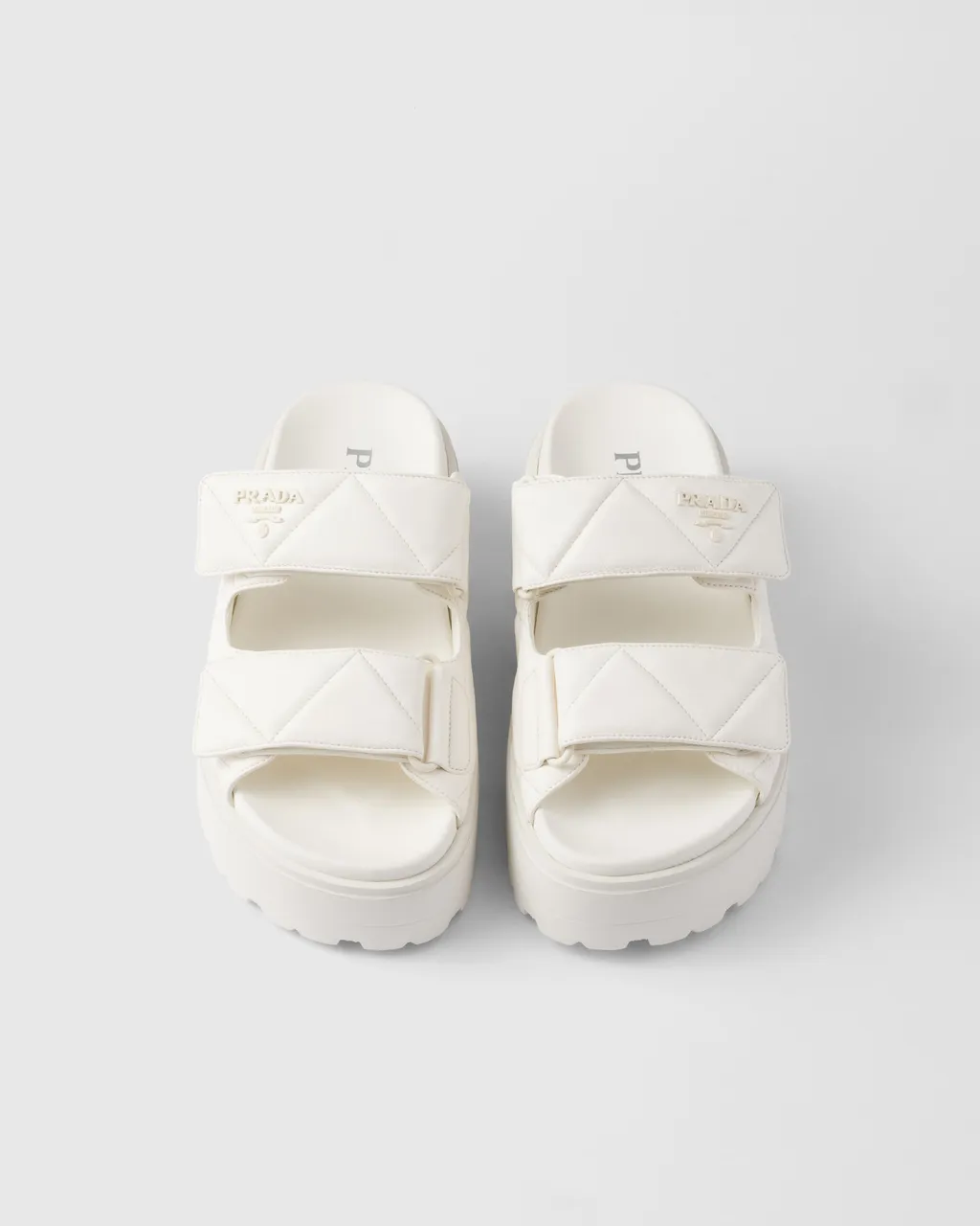 Padded Nappa Leather Slides